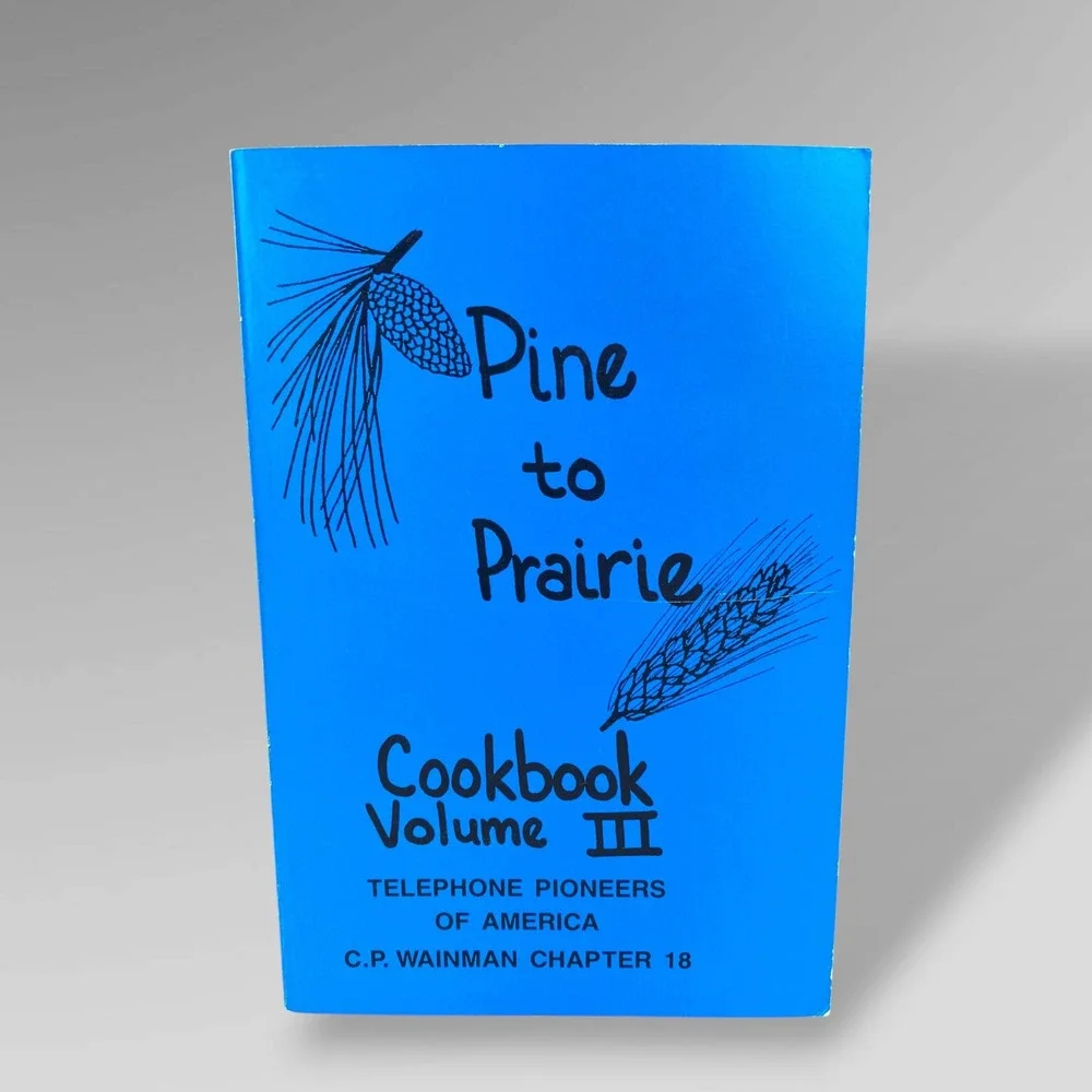 Pine to Prairie Cookbook Set Vol 1 2 3 North Dakota Minnesota Telephone 1980s